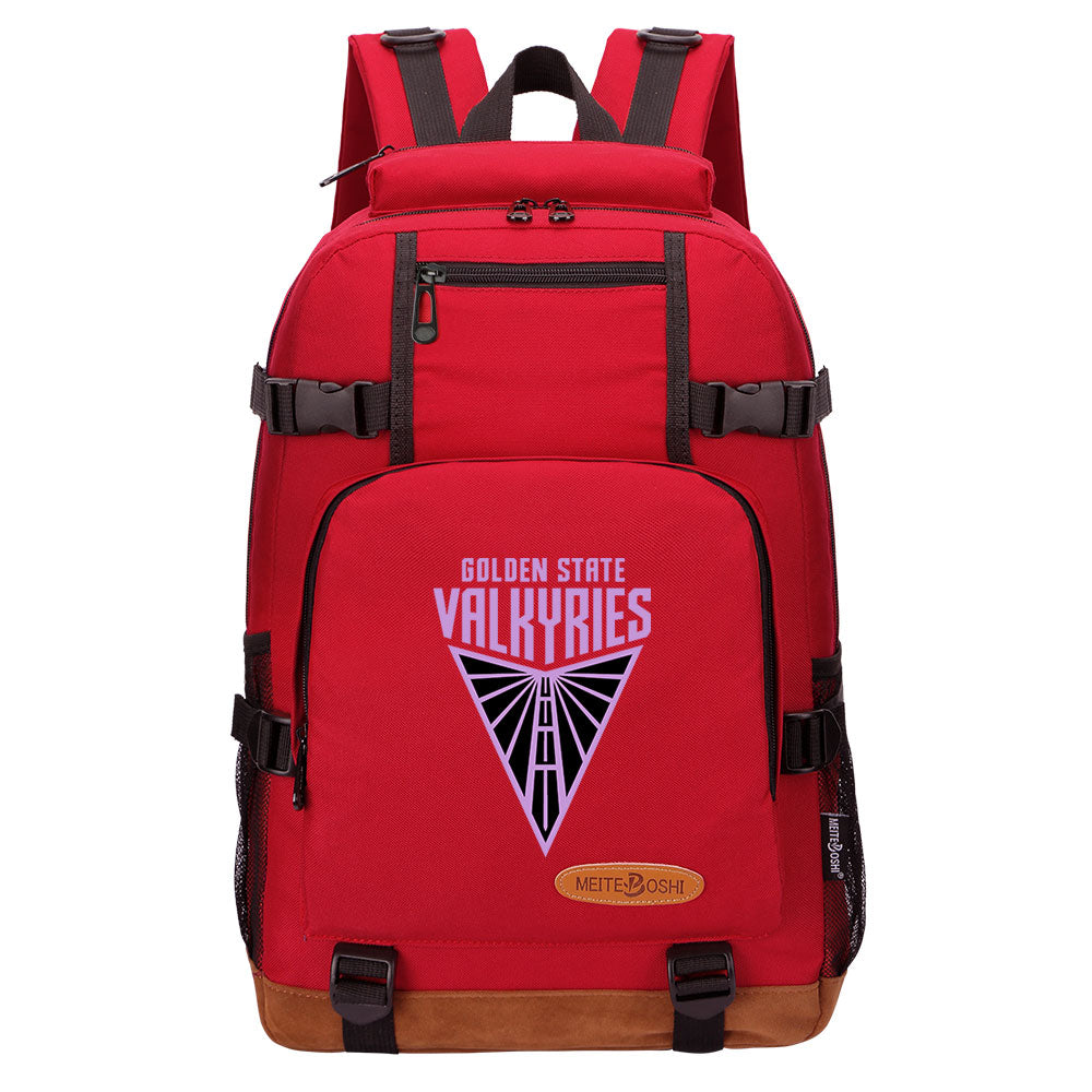 Golden State Valkyries Waterproof Backpack School Notebook Travel Bag