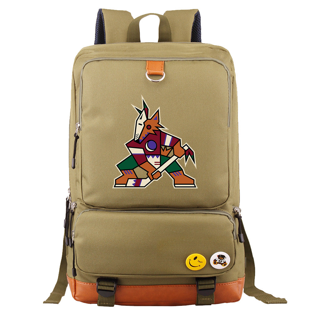 Arizona Coyotes Hockey Team Proof Backpack NoteBook Laptop School Bag