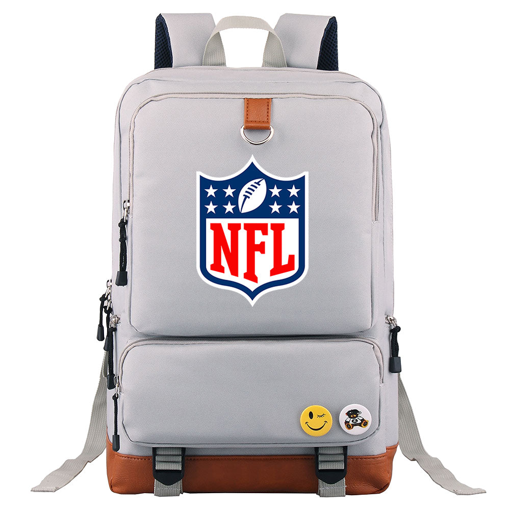 Football Team Rugby Proof Backpack NoteBook Laptop School Bag