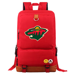 Minnesota Wild Hockey Team Proof Backpack NoteBook Laptop School Bag