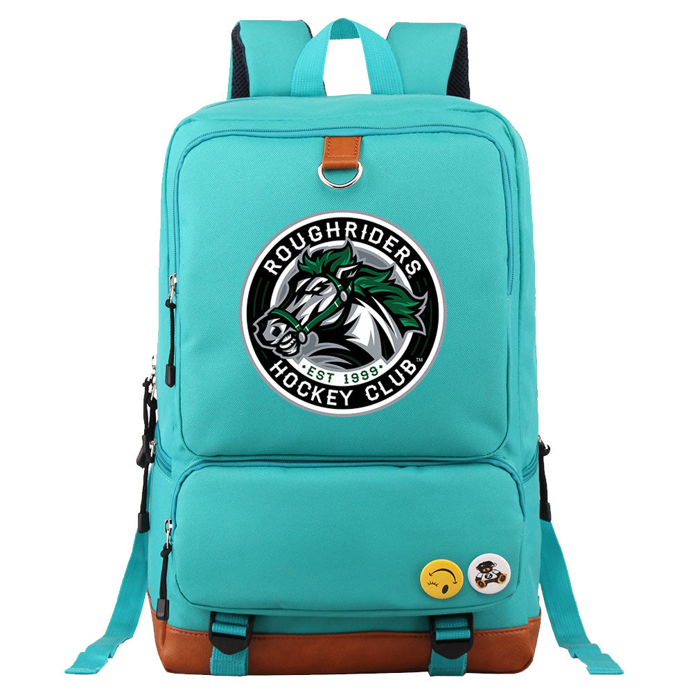 Roughriders Hockey Team Proof Backpack NoteBook Laptop School Bag