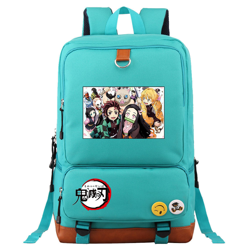 Demon Slayer Kimetsu No Yaiba Proof Backpack NoteBook Laptop School Bag