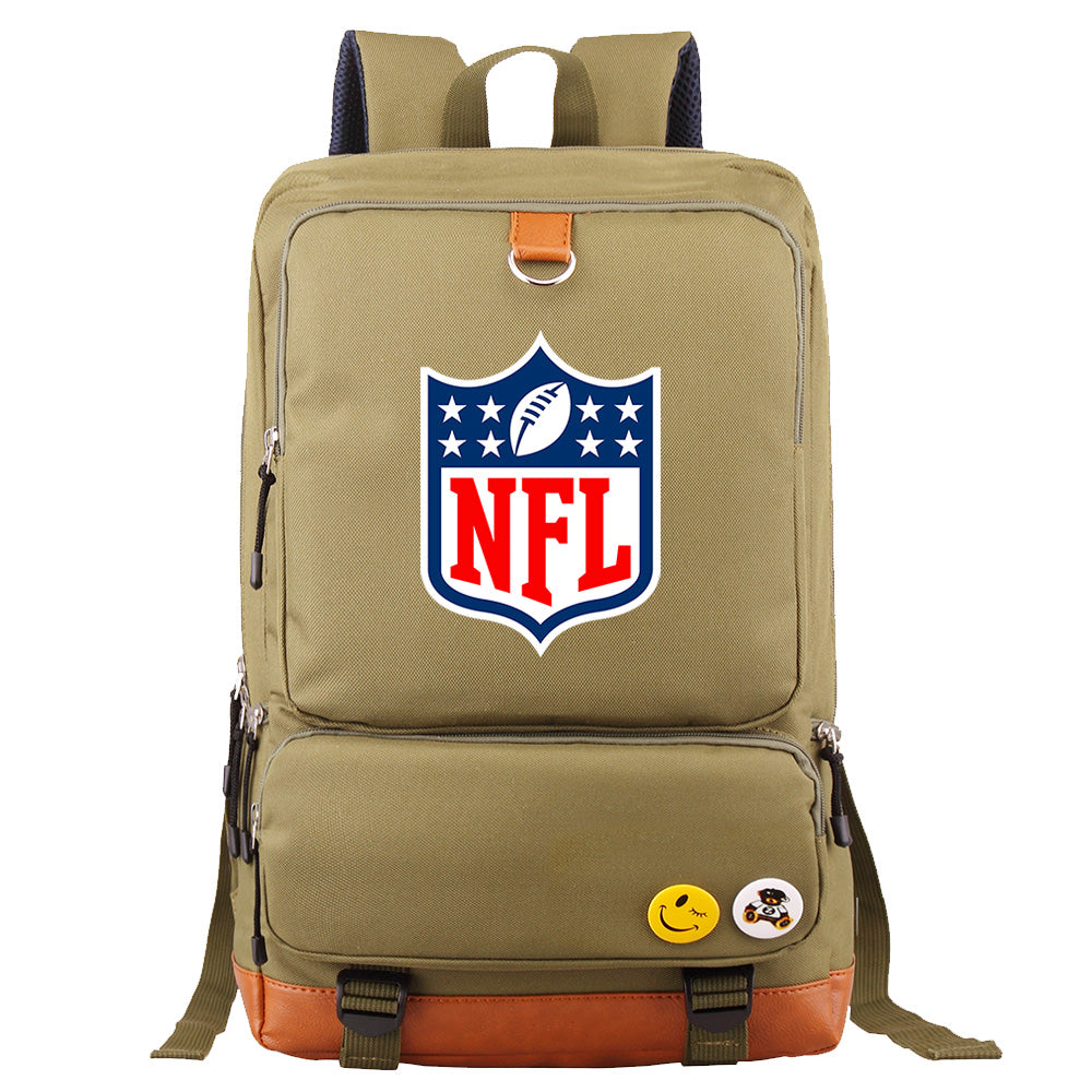 Football Team Rugby Proof Backpack NoteBook Laptop School Bag