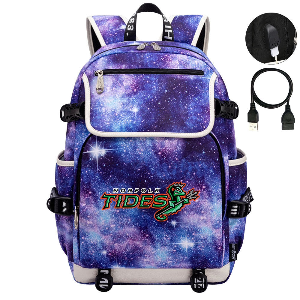 Norfolk Tides Backpack School Notebook Travel Bags