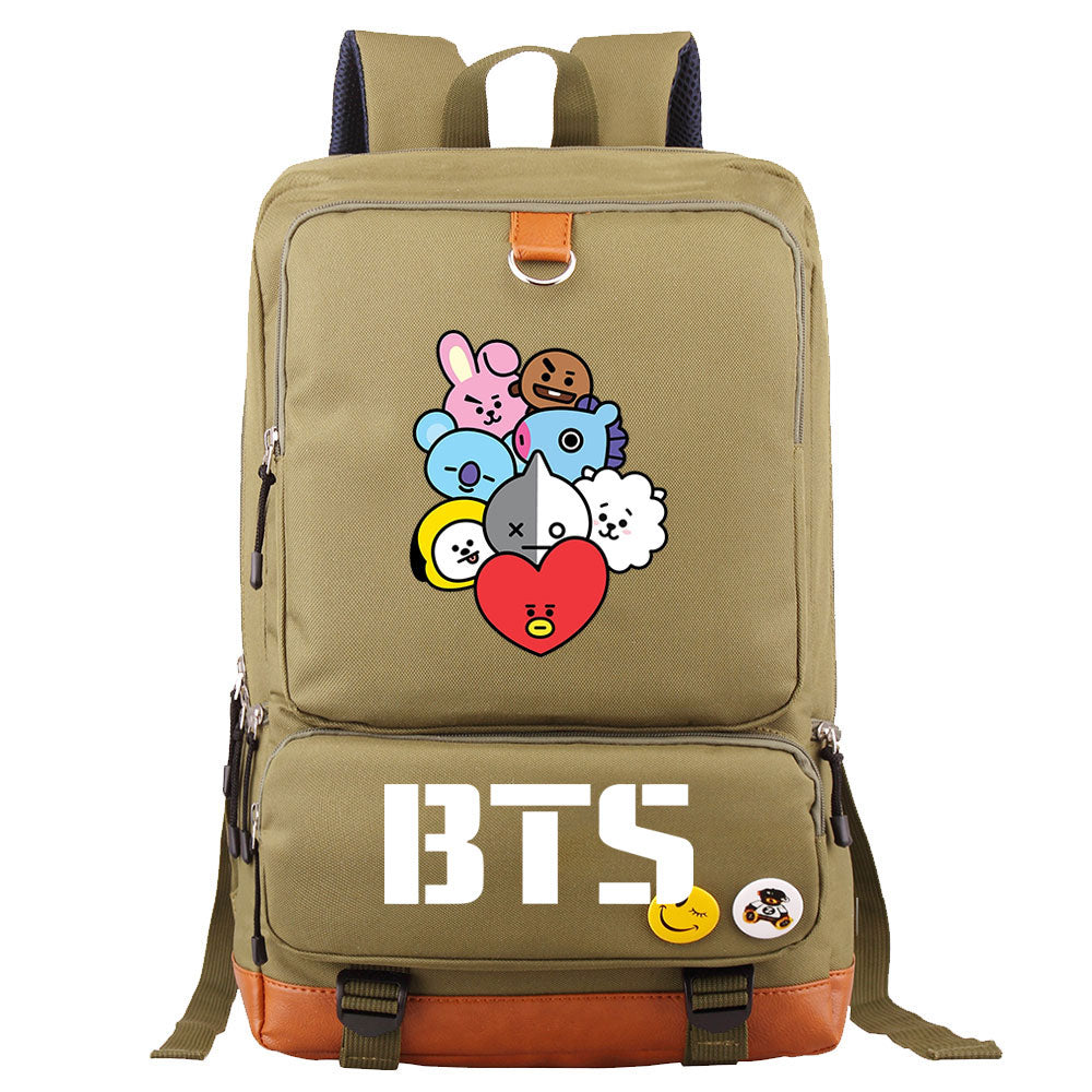BTS Proof Backpack NoteBook Laptop School Bag