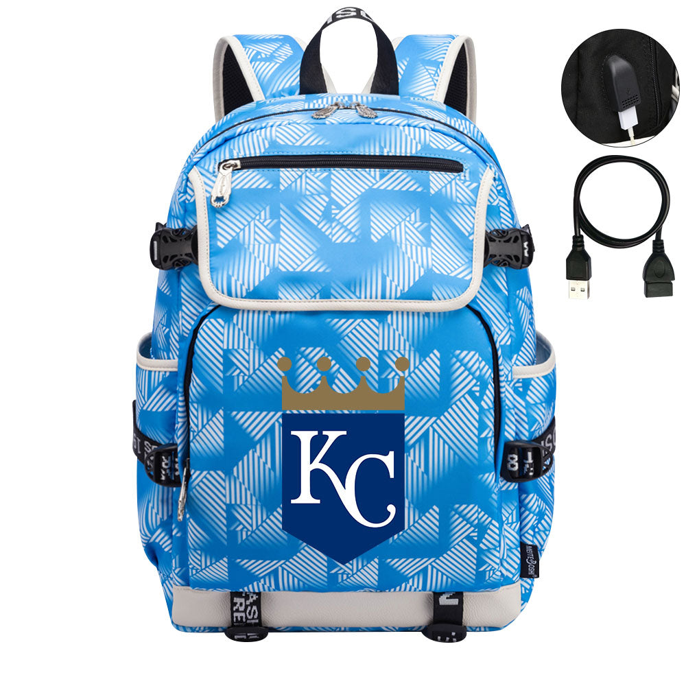 Kansas City Royals Backpack School Notebook Travel Bags