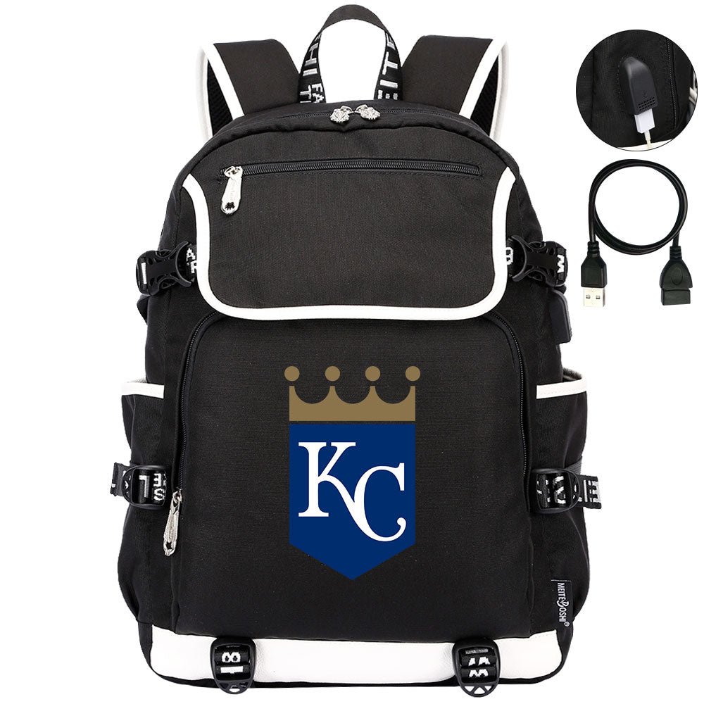 Kansas City Royals Backpack School Notebook Travel Bags