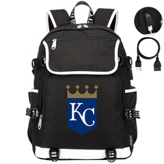 Kansas City Royals Backpack School Notebook Travel Bags