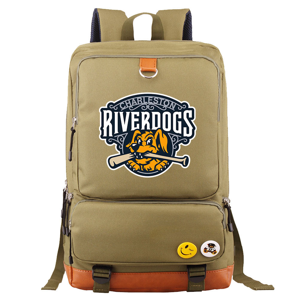 Charleston RiverDogs Water Proof Backpack NoteBook Laptop School Bag