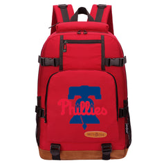 Philadelphia Phillies Waterproof Backpack School Notebook Travel Bag