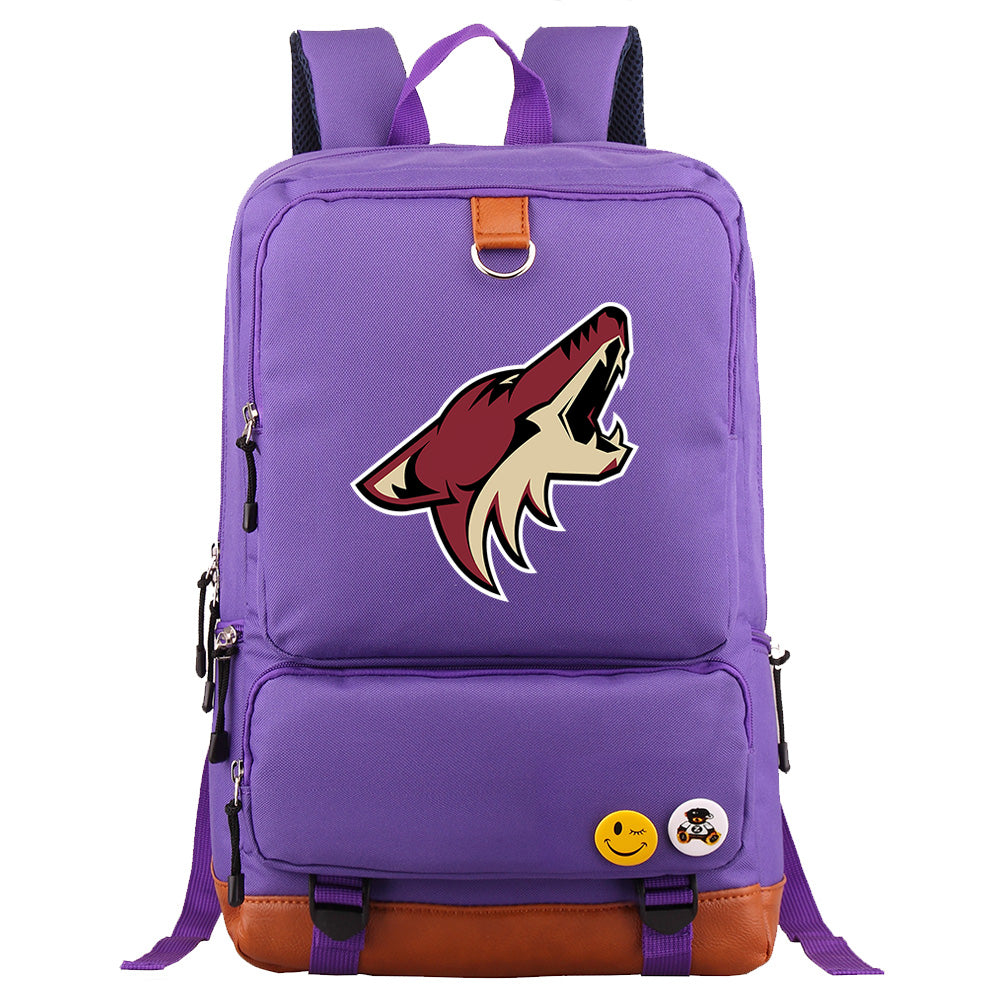 Arizona Coyotes Hockey Team Proof Backpack NoteBook Laptop School Bag