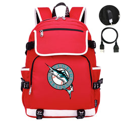 Florida Marlins Backpack School Notebook Travel Bags