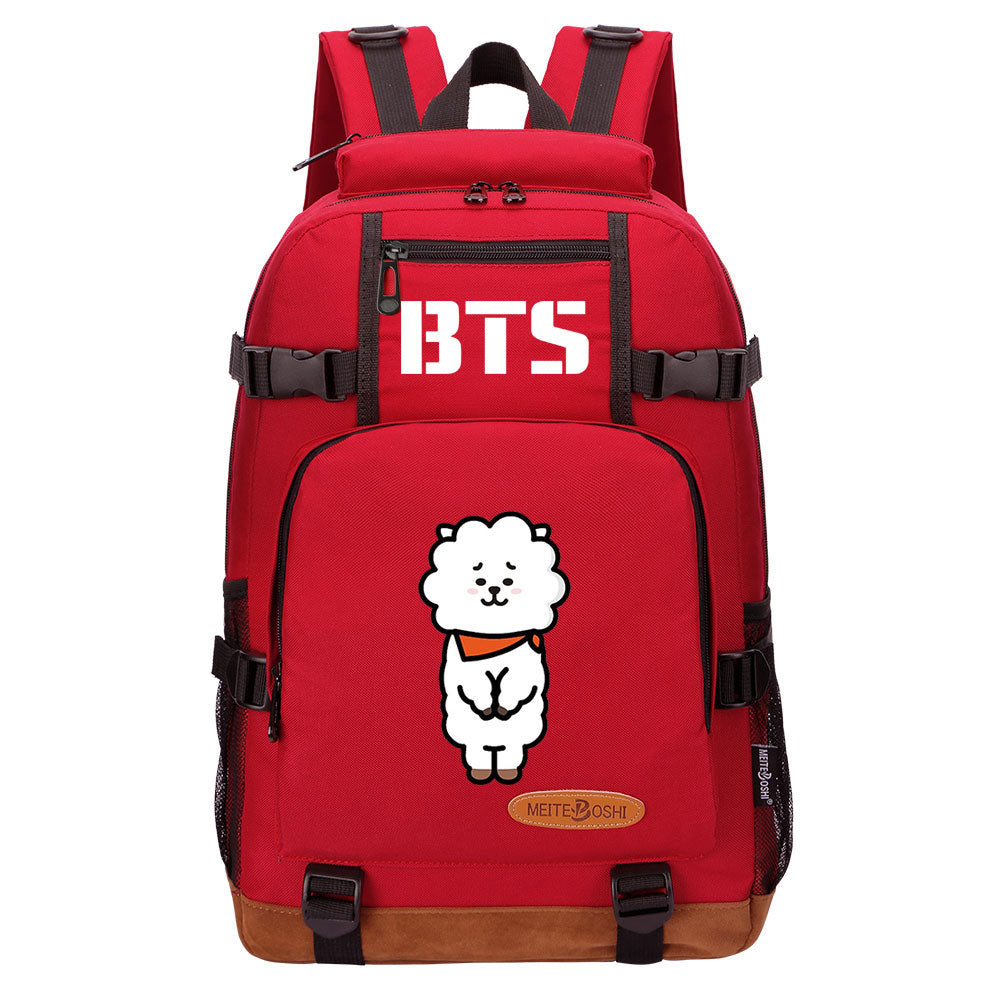 Kpop BTS RJ Jin Waterproof Backpack School Notebook Travel Bag