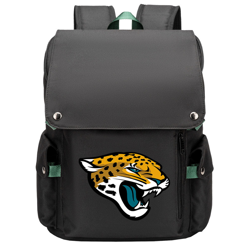 Jacksonville Jaguars Football Team Rugby Laptop Backpack Oxford School Bag