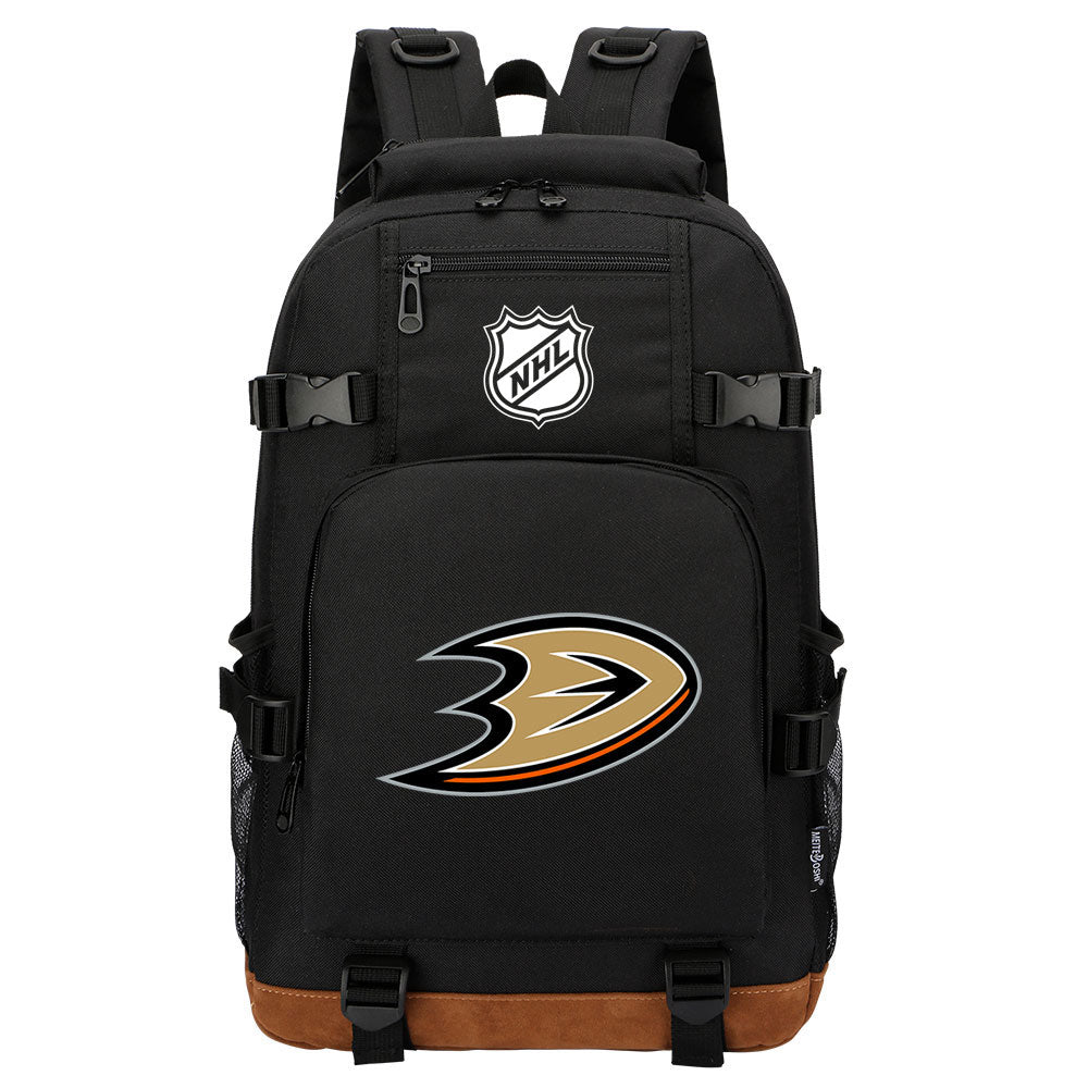 Anaheim Ducks Hockey League Waterproof Backpack School Notebook Travel Bag