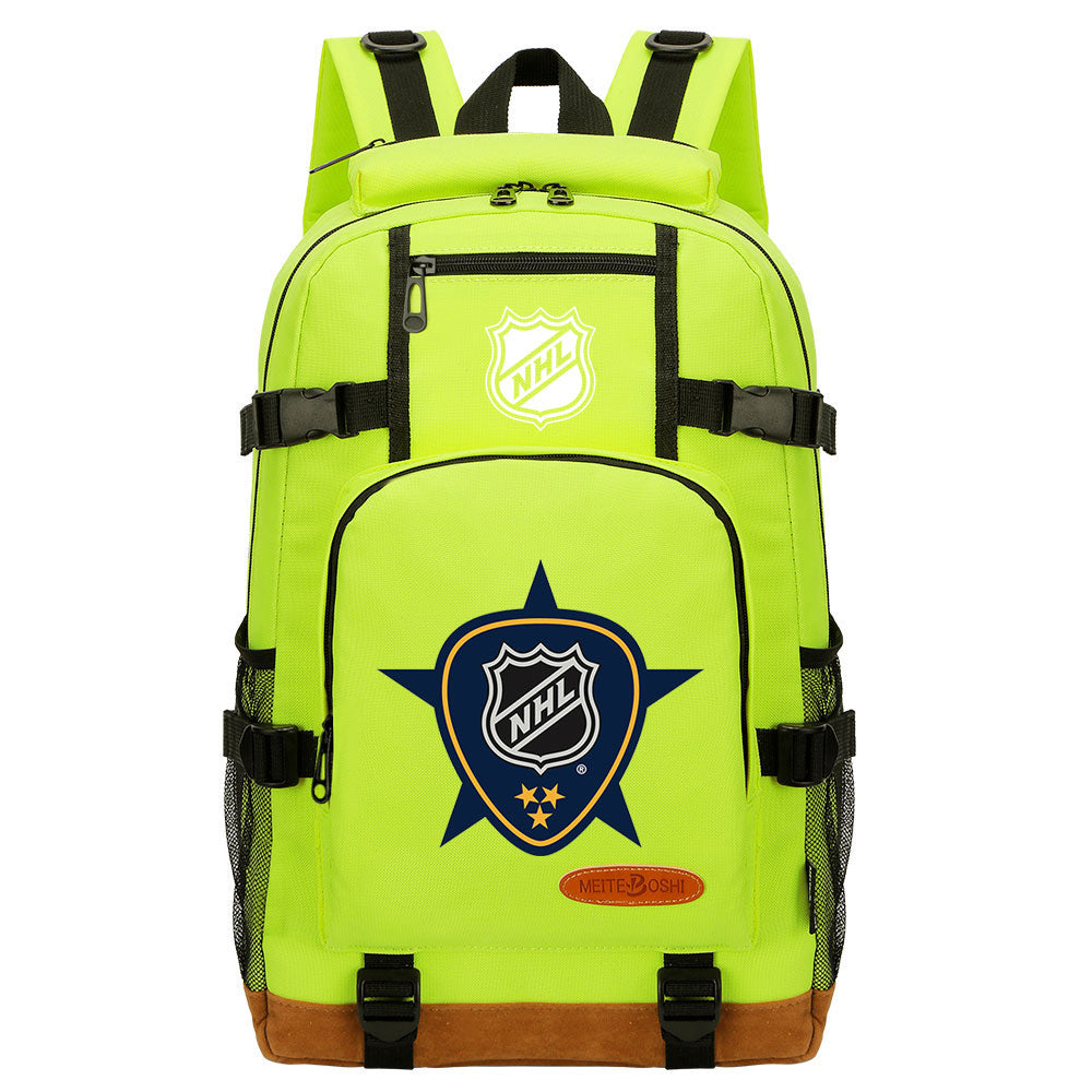 Hockey Team Waterproof Backpack School Notebook Travel Bag