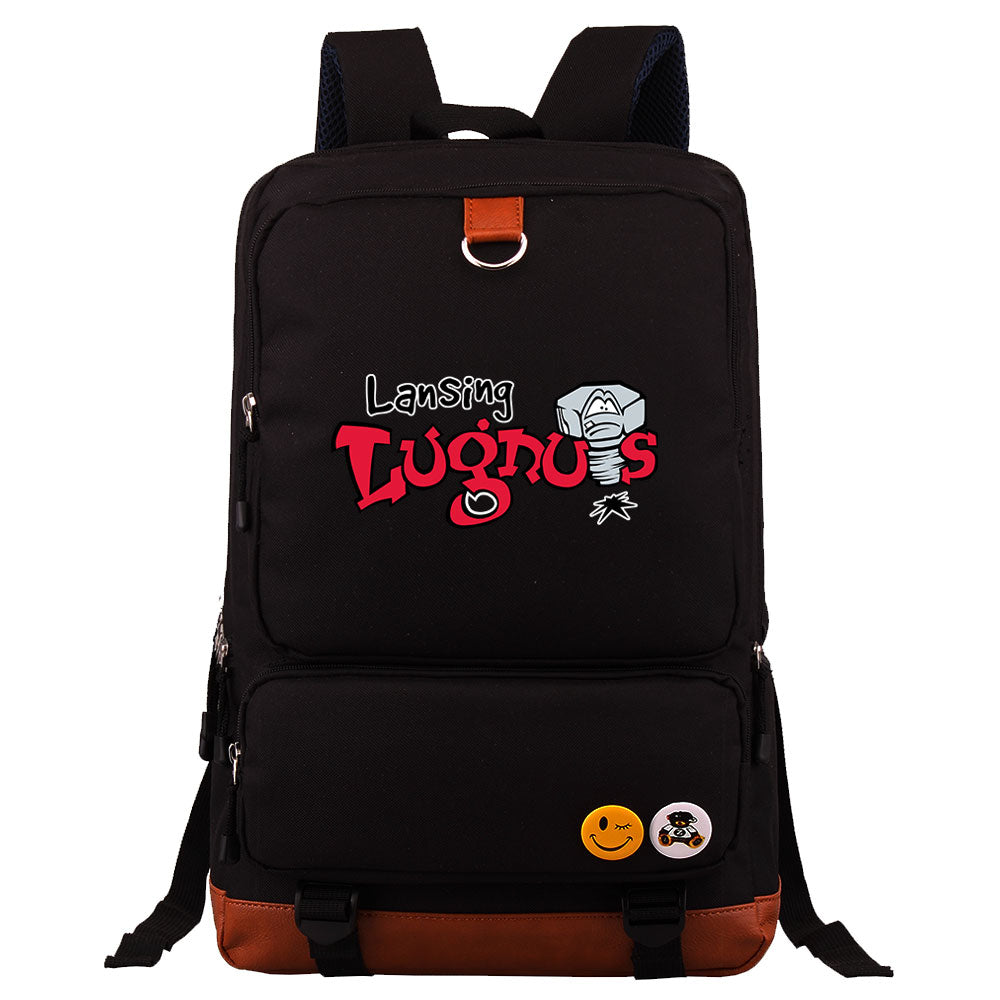 Lansing Lugnuts Proof Backpack NoteBook Laptop School Bag