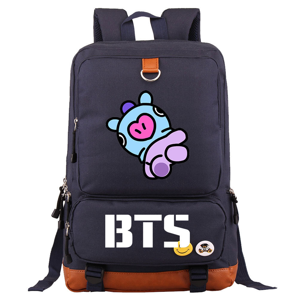 BTS Mang Proof Backpack NoteBook Laptop School Bag