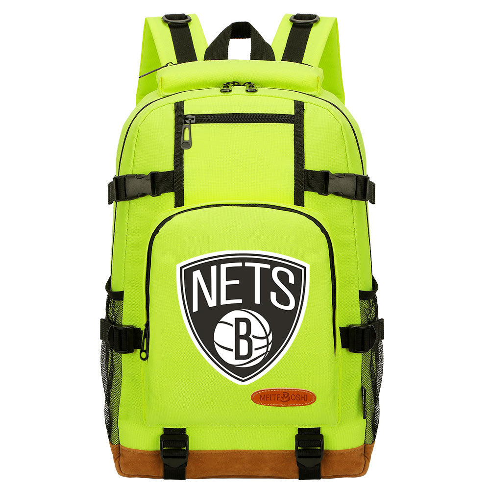Brooklyn Nets Waterproof Backpack School Notebook Travel Bag