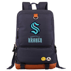 Seattle Kraken Hockey Team Proof Backpack NoteBook Laptop School Bag