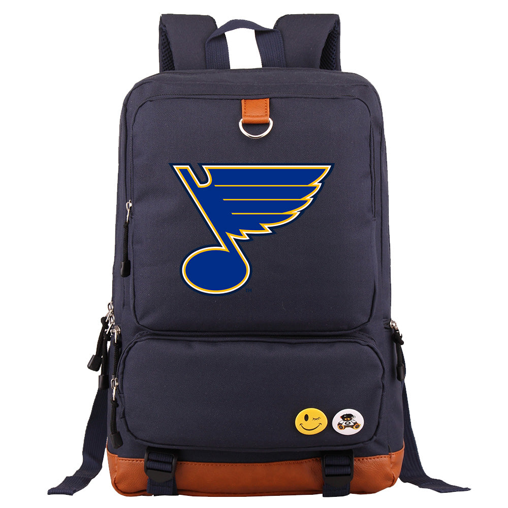 St Louis Blues Hockey Team Proof Backpack NoteBook Laptop School Bag