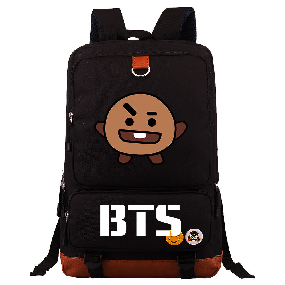 BTS Shooky Proof Backpack NoteBook Laptop School Bag