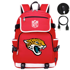 Jacksonville Jaguars Hockey League Backpack School Notebook Travel Bag