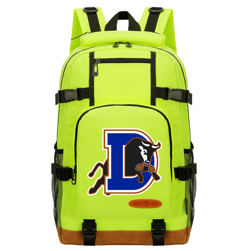 Durham Bulls Waterproof Backpack School Notebook Travel Bag
