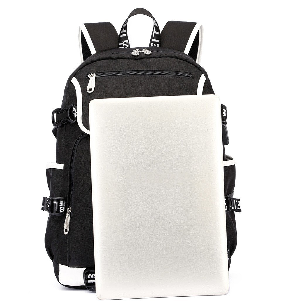 Los Angeles Lakers Backpack School Notebook Travel Bags