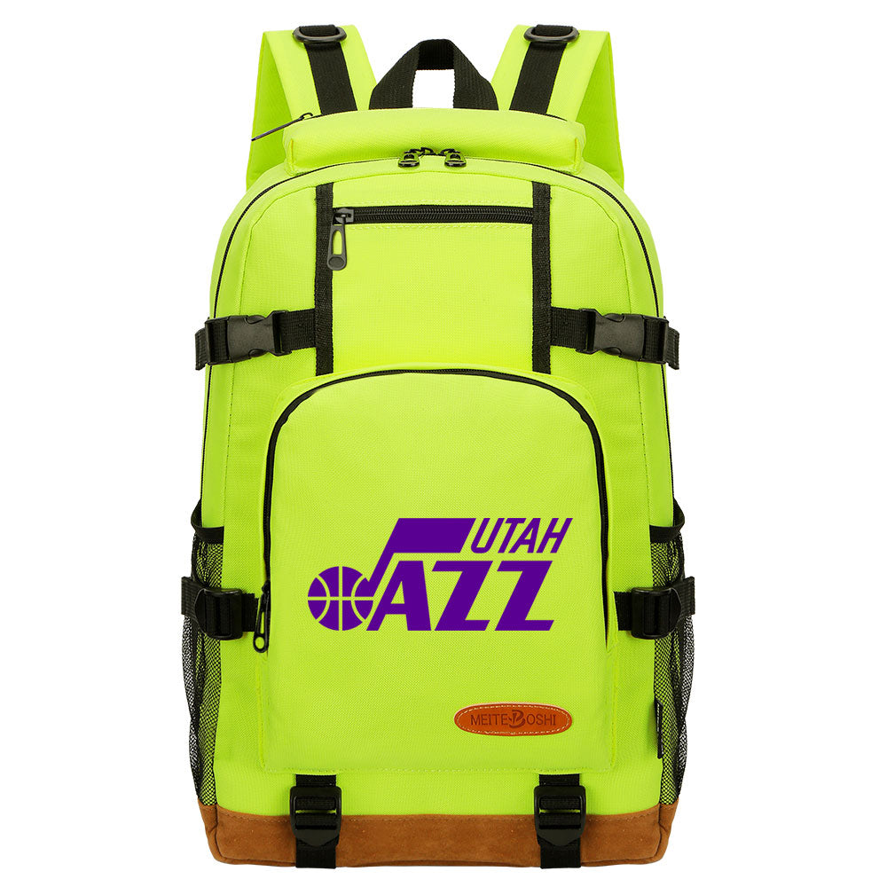 Utah Jazz Waterproof Backpack School Notebook Travel Bag