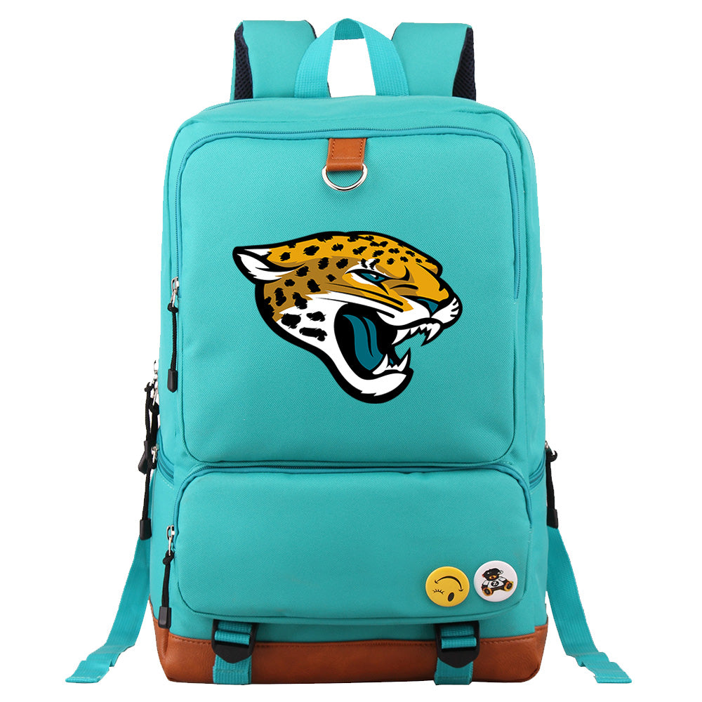 Jacksonville Jaguars Football Team Rugby Proof Backpack NoteBook Laptop School Bag