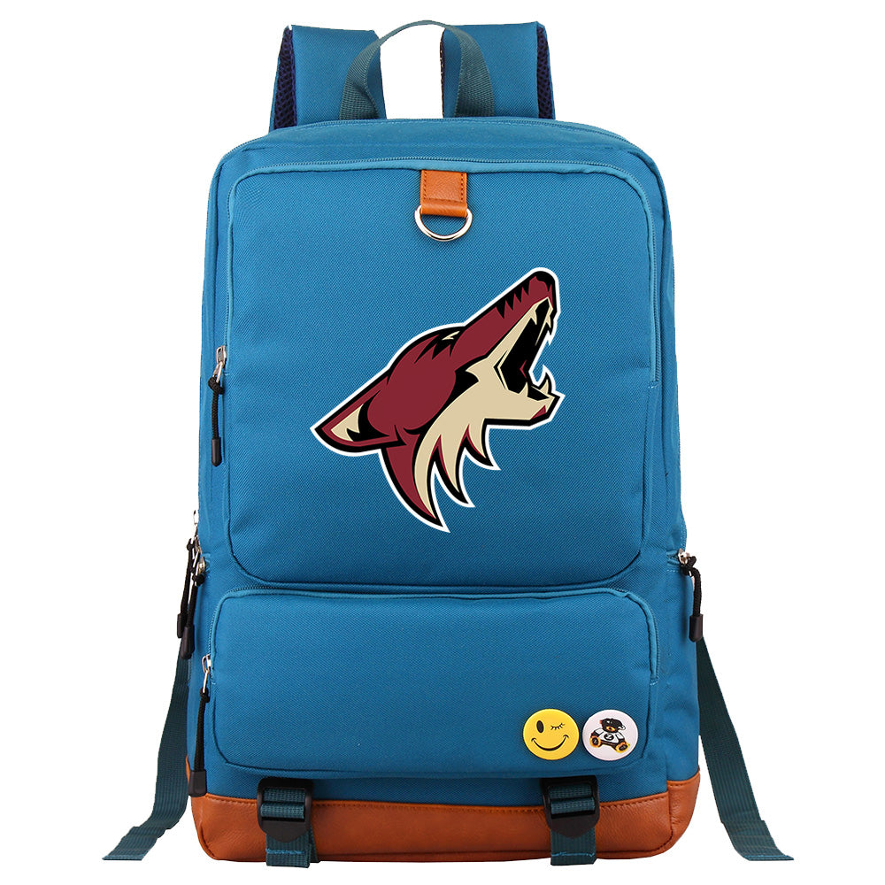 Arizona Coyotes Hockey Team Proof Backpack NoteBook Laptop School Bag