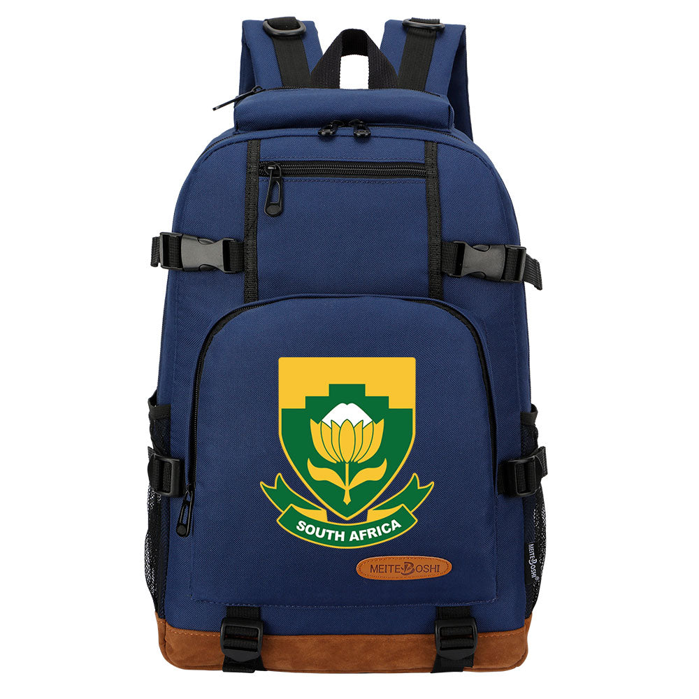 South Africa National Football Team Waterproof Backpack School Notebook Travel Bag