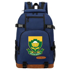South Africa National Football Team Waterproof Backpack School Notebook Travel Bag