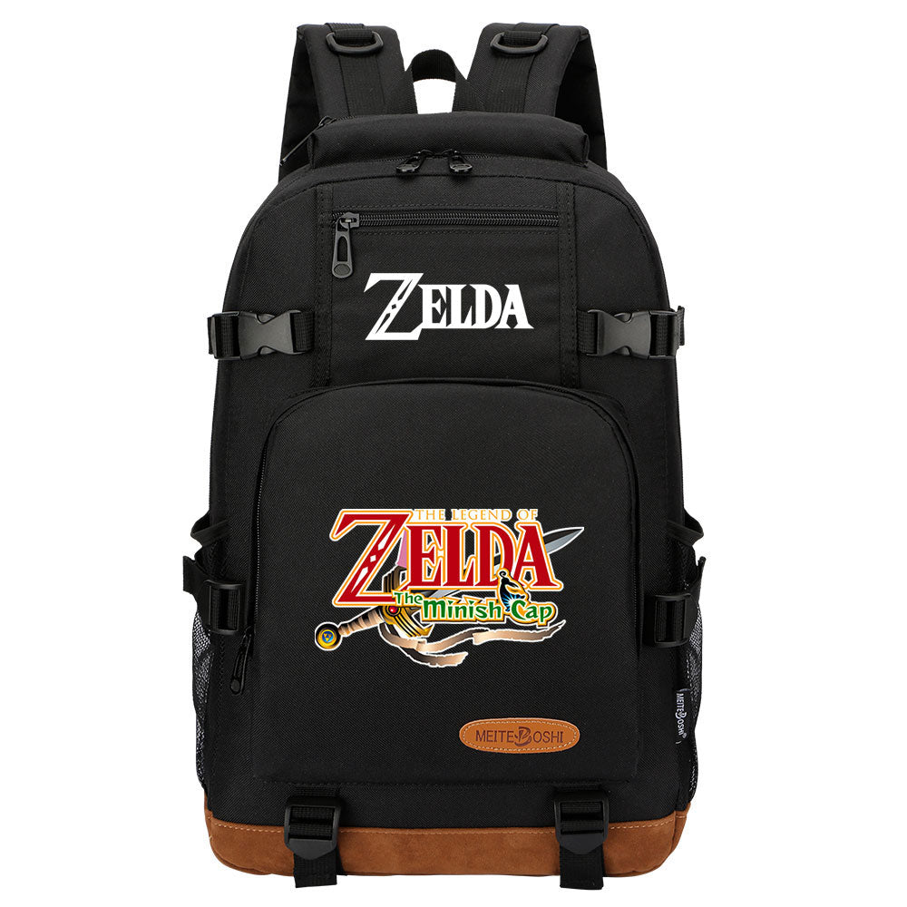 Zelda Waterproof Backpack School Notebook Travel Bag