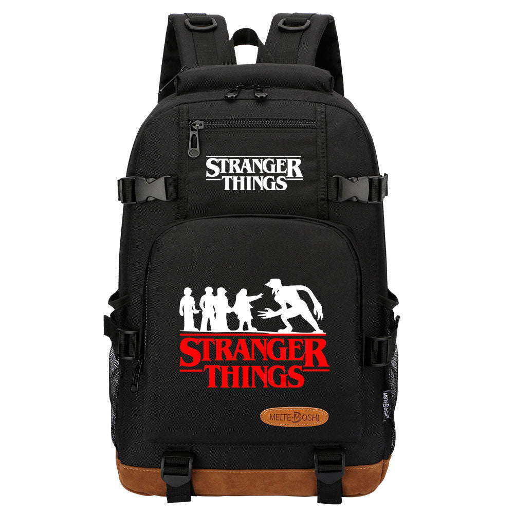 Strangers Things Waterproof Backpack School Notebook Travel Bag