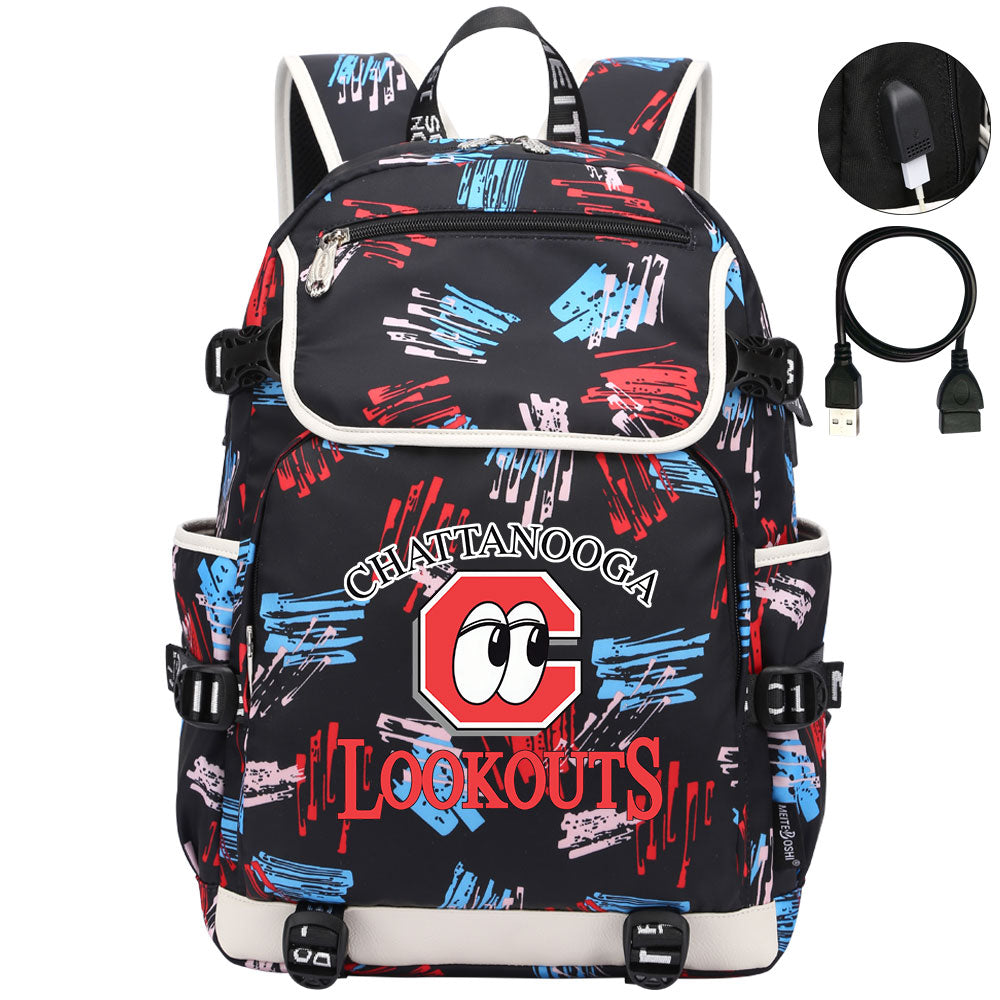 Chattanooga Lookouts Backpack School Notebook Travel Bags