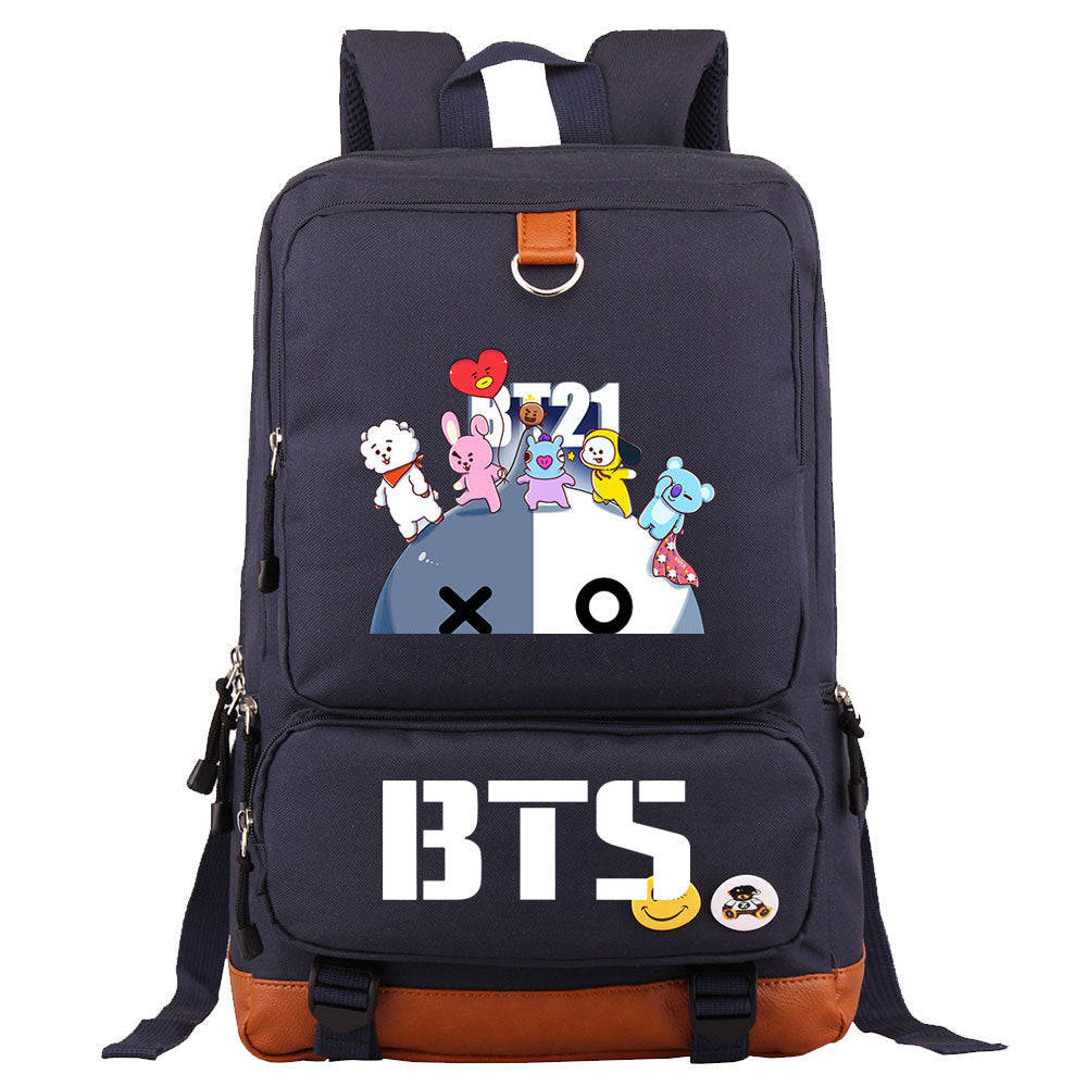 BTS VAN Proof Backpack NoteBook Laptop School Bag
