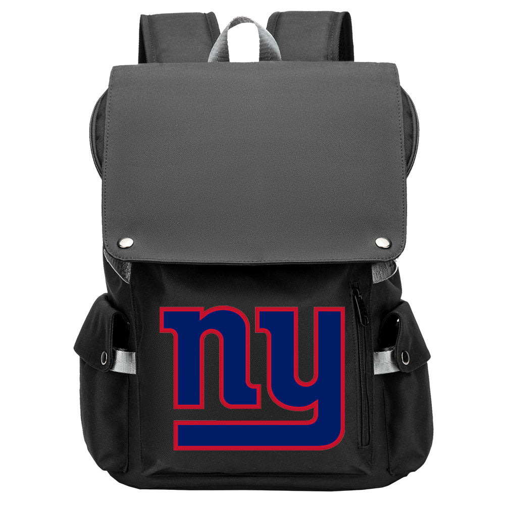 New York Giants Football Team Rugby Laptop Backpack Oxford School Bag