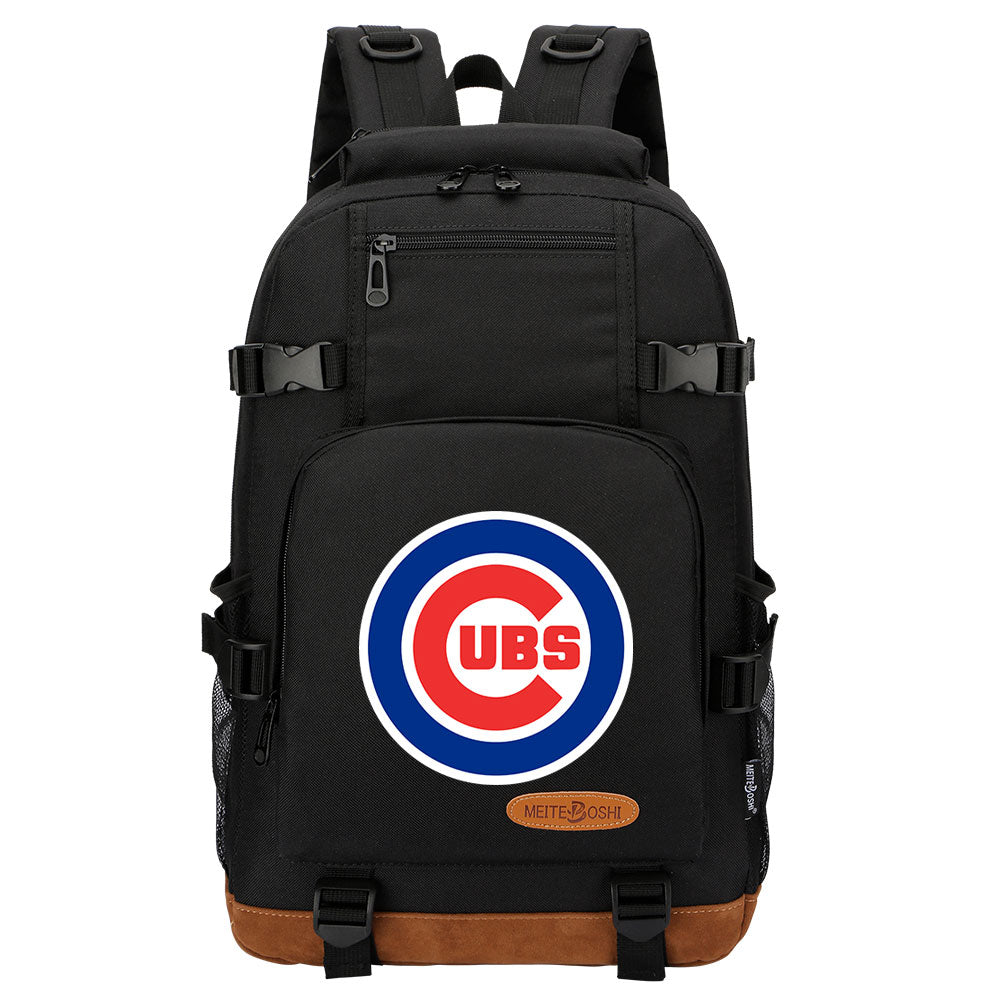 Chicago Cubs Waterproof Backpack School Notebook Travel Bag