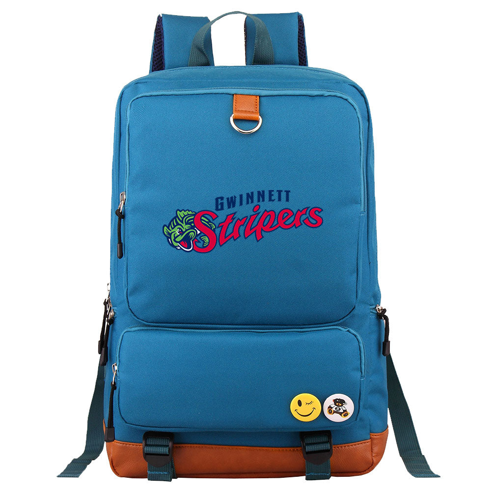 Gwinnett Stripers Water Proof Backpack NoteBook Laptop School Bag