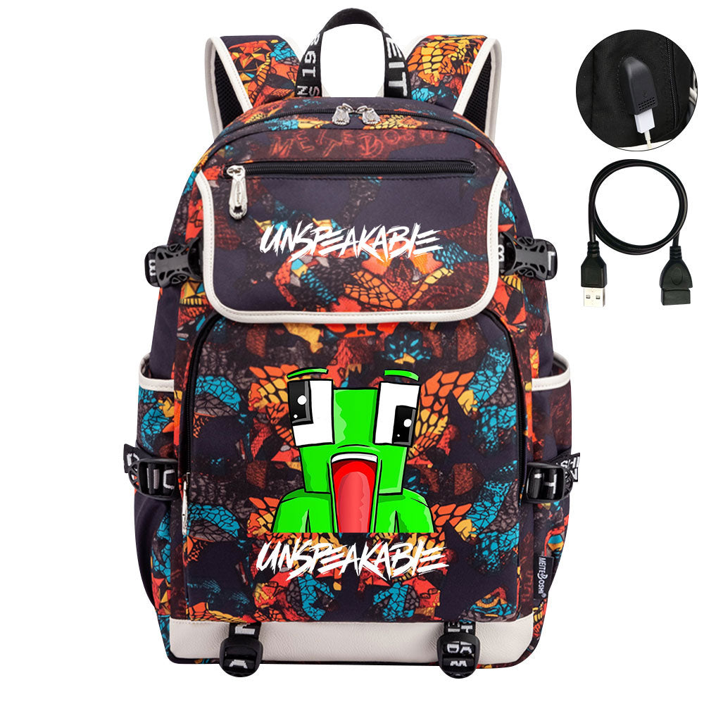 Game Unspeakable Backpack School Notebook Travel Bags