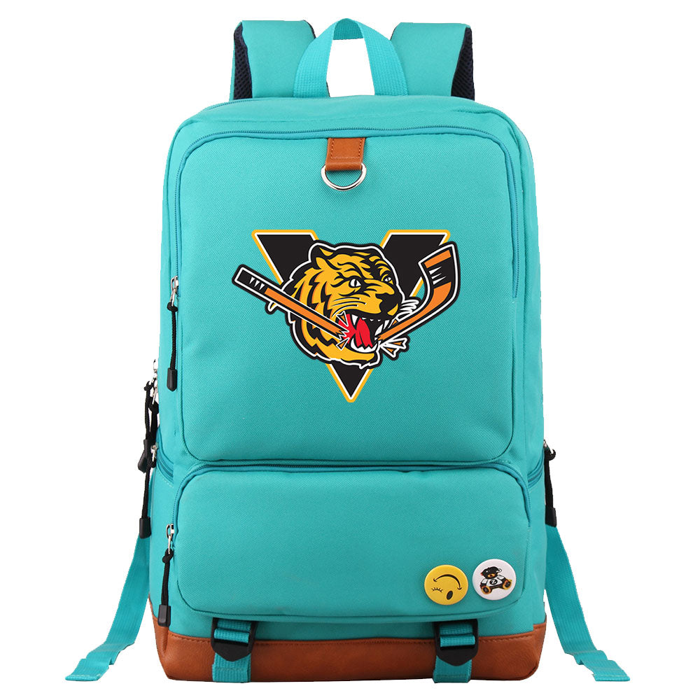 Victoriaville Tigres Hockey Team Proof Backpack NoteBook Laptop School Bag