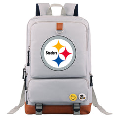 Pittsburgh Steelers Football Team Rugby Proof Backpack NoteBook Laptop School Bag