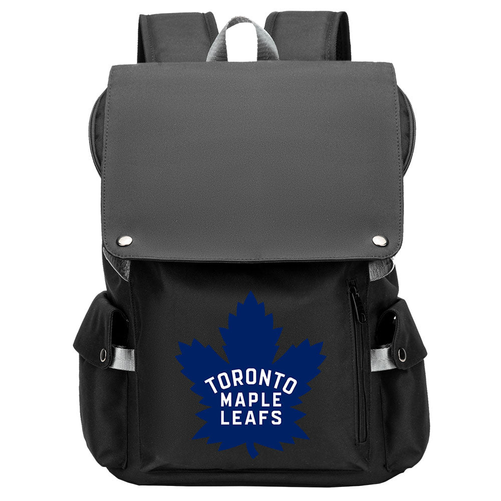 Toronto Maple Leafs Hockey Team School Backpack Oxford Laptop Bag
