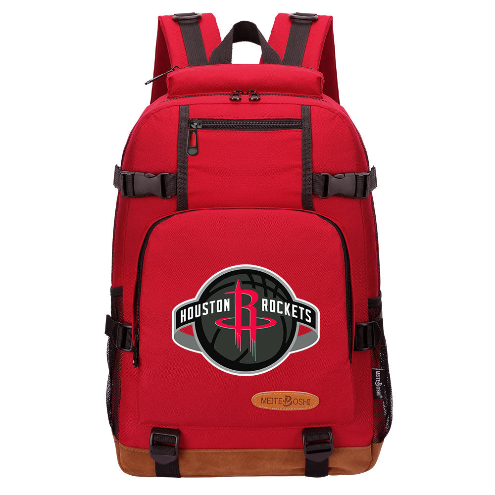 Houston Rockets Waterproof Backpack School Notebook Travel Bag