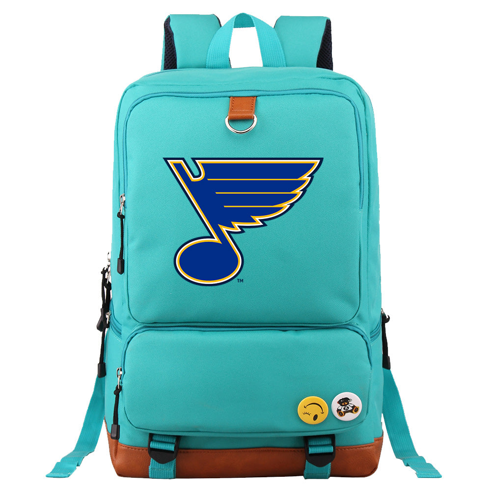 St Louis Blues Hockey Team Proof Backpack NoteBook Laptop School Bag