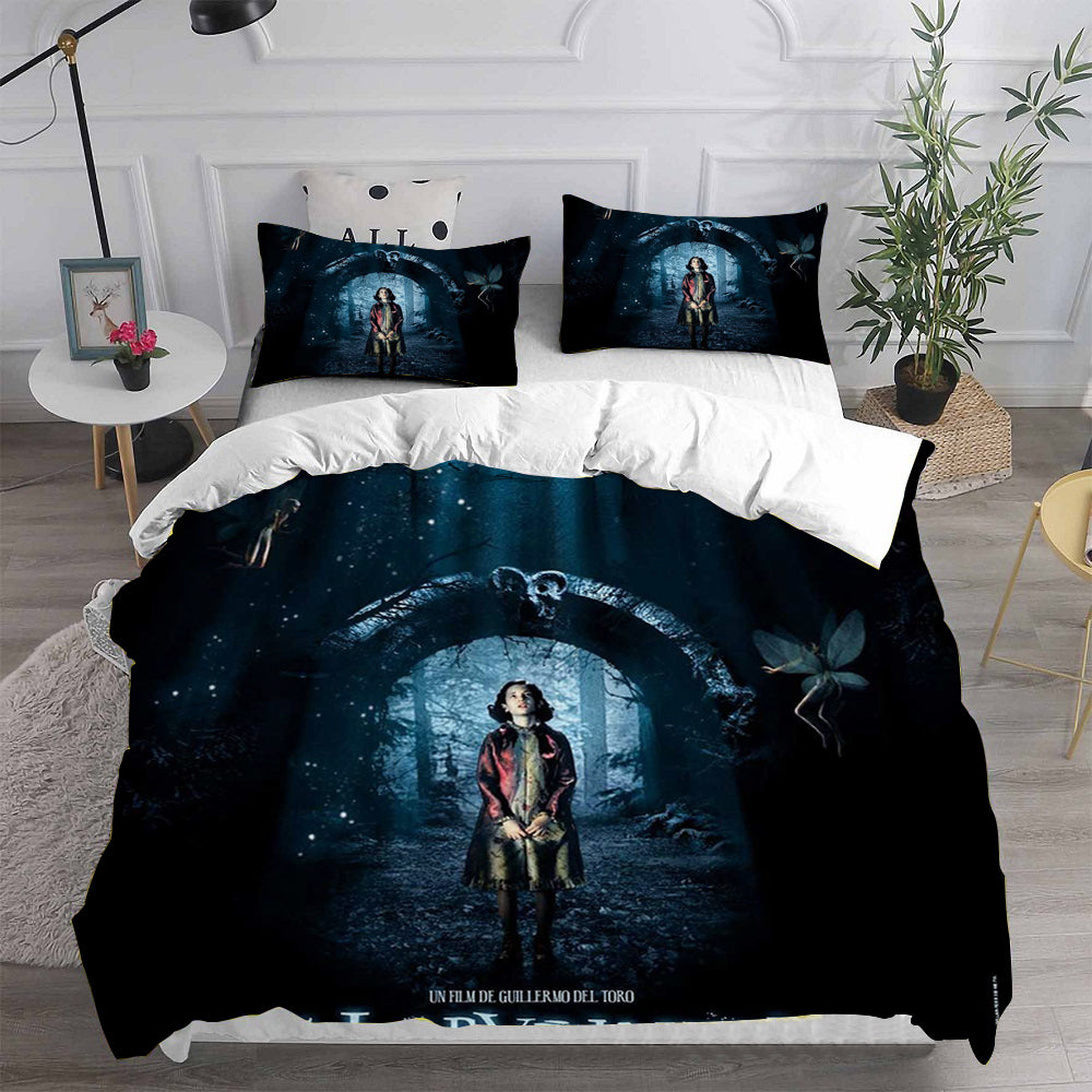 El Laberinto Del Fauno Cosplay Bedding Set Duvet Cover Pillowcases Halloween Home Decor