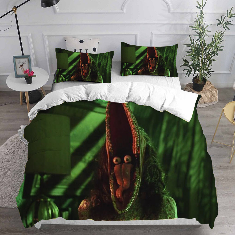 Beetlejuice Cosplay Bedding Set Duvet Cover Pillowcases Halloween Home Decor