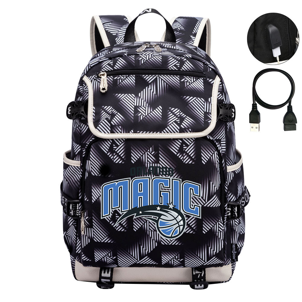 Orlando Magic Backpack School Notebook Travel Bags